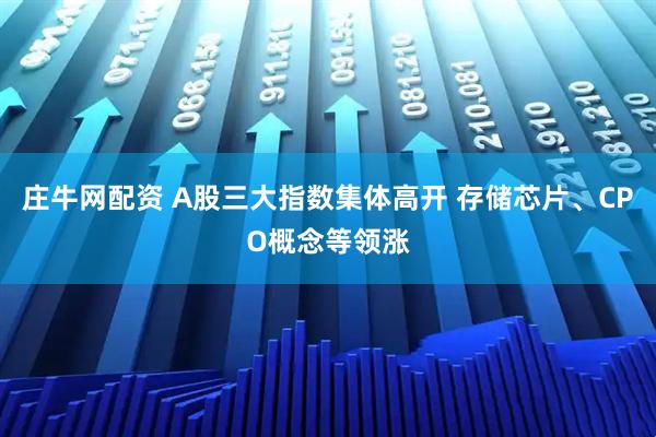 庄牛网配资 A股三大指数集体高开 存储芯片、CPO概念等领涨